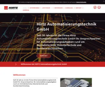 Hirtz-GMBH.de(Hirtz Automatisierungstechnik GmbH) Screenshot