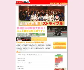 Hiruma-Dojo.com(ブラジリアン柔術) Screenshot