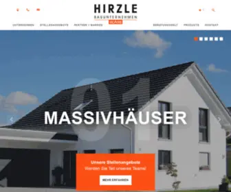 Hirzle-Bau.com(Ühlingen) Screenshot