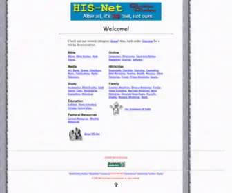 His-Net.com(HIS-Net Christian Network) Screenshot