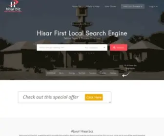 Hisar.biz(Hisar Business Directory) Screenshot