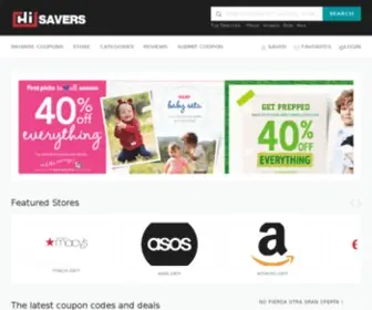 Hisavers.com(Hisavers) Screenshot