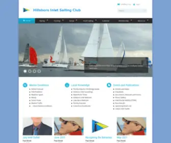 Hisc.org(The purpose of the Hillsboro Inlet Sailing Club) Screenshot