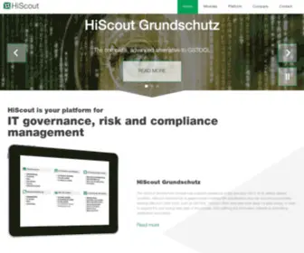 Hiscout.com(Prozessunterstützung) Screenshot