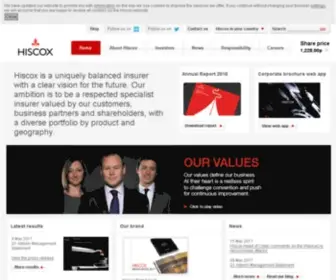 Hiscoxgroup.com(Hiscox Ltd) Screenshot