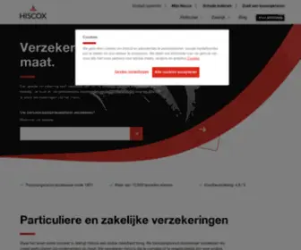 Hiscox.nl(Hiscox Nederland) Screenshot