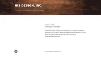 Hisdesignonline.com(His Design) Screenshot