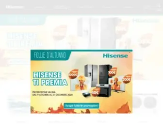 Hisense.it(HISENSE Italia) Screenshot