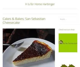 Hisforhomeblog.com(H is for Home Harbinger) Screenshot