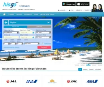 Hisgo.vn(Vietnam Travel Deals) Screenshot