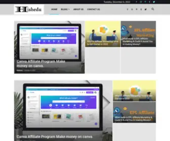 Hishedu.com(Digital Marketing and Genarate Passive Income) Screenshot