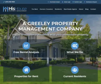 Hishousepm.com(Greeley Property Management) Screenshot