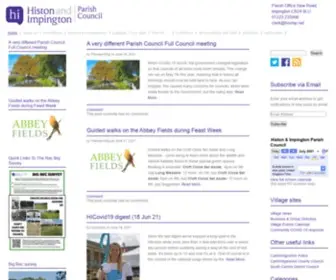 Hisimp.net(Histon & Impington Parish Council) Screenshot