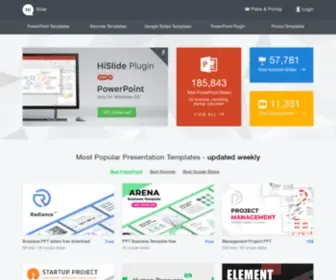 Hislide.io(PowerPoint, Keynote, Google Slides Templates) Screenshot
