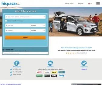 Hispacar.com(Car hire Malaga airport) Screenshot