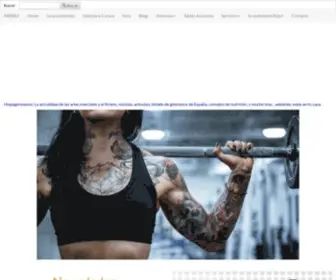 Hispagimnasios.com(La actualidad de las artes marciales y el fitness) Screenshot