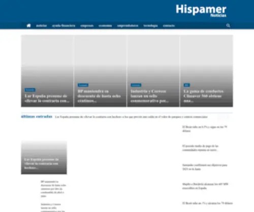 Hispamer.es(Hispamer Noticias) Screenshot