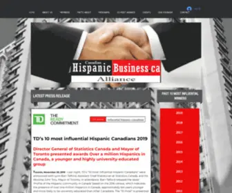 Hispanicbusiness.ca(Hispanic Business) Screenshot