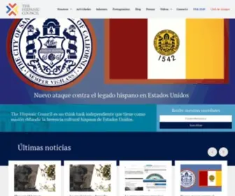 Hispaniccouncil.org(The Hispanic Council) Screenshot