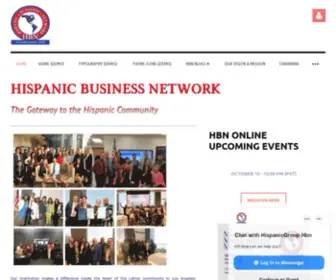 HispanicGroup.com(Hispanic Business Network) Screenshot