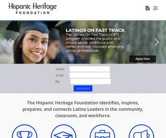 Hispanicheritage.org(Hispanic Heritage Foundation) Screenshot