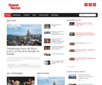 Hispanichouston.com(Hispanic Houston) Screenshot