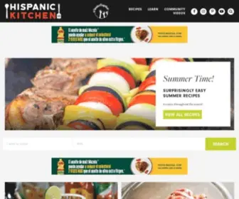 Hispanickitchen.com(Hispanic Kitchen) Screenshot