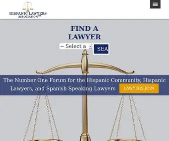 Hispaniclawyersassociation.com(Hispanic Lawyers) Screenshot