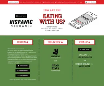 Hispanicmechanic.com.au(Hispanic Mechanic Restaurant) Screenshot