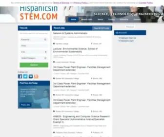 Hispanicsinstem.com(Hispanics in STEM Network) Screenshot