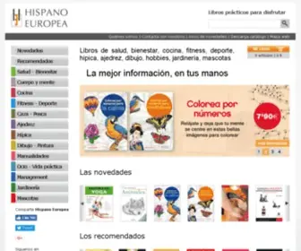 Hispanoeuropea.com(Hispano Europea Editorial Hispano Europea) Screenshot