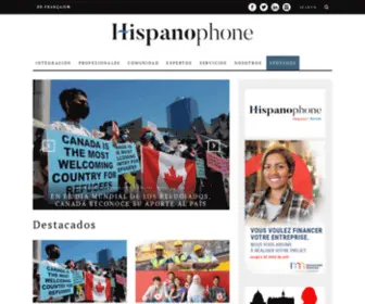 Hispanophone.ca(Hispanophone) Screenshot