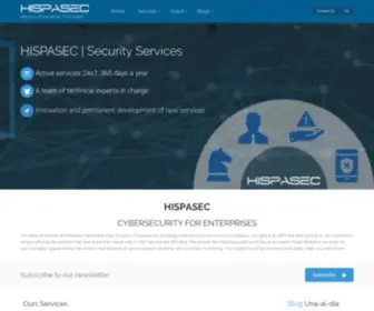 Hispasec.com(20 years of experience in computer security) Screenshot