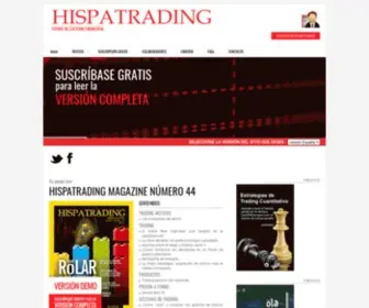 Hispatrading.com(INICIO) Screenshot