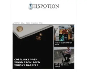 Hispotion.com(Smart Stuff for Men) Screenshot