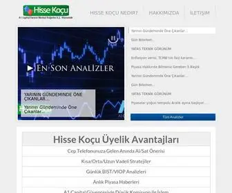 Hissekocu.com(Hisse Koçu) Screenshot