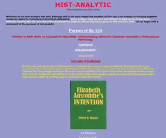 Hist-Analytic.com(Hist Analytic) Screenshot