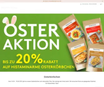 Histaminikus.de(Histaminfrei glutenfrei glücklich) Screenshot