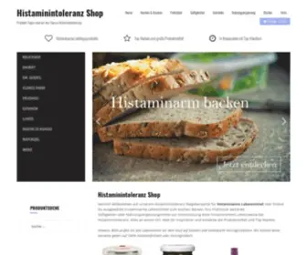 Histaminintoleranz-Shop.de(Histaminintoleranz Shop) Screenshot
