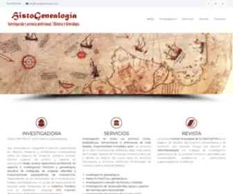 Histogenealogia.com(Histogenealogía) Screenshot