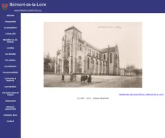 Histoire-Belmont.org(Belmont-de-la-Loire) Screenshot