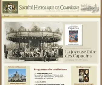 Histoire-Compiegne.com(Société historique de Compiègne) Screenshot