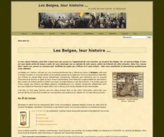 Histoire-Des-Belges.be(Histoire des Belges) Screenshot