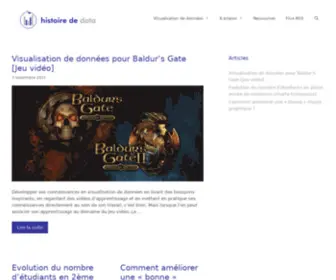 Histoirededata.com(Histoire de Data) Screenshot
