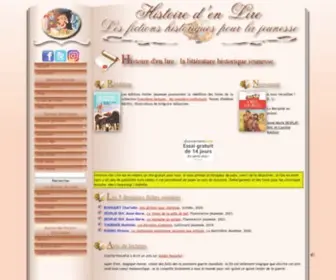 Histoiredenlire.com(Histoire d'en lire : l'Histoire dans la littérature jeunesse) Screenshot