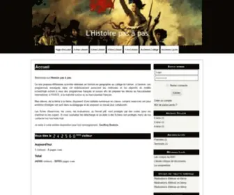 Histoirepasapas.com(L'Histoire) Screenshot