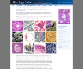 Histologyguide.com(Histology Guide) Screenshot
