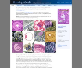 Histologyguide.org(Histology Guide) Screenshot