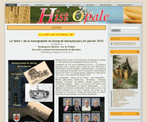 Histopale.net(ASSOCIATION HISTOPALE) Screenshot