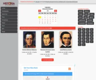 Historia.com.bo(Historia) Screenshot